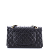 Classic Double Flap Bag Quilted Caviar Medium