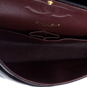 Classic Double Flap Bag Quilted Caviar Medium
