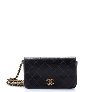 Vintage Full Flap Bag Quilted Lambskin Mini