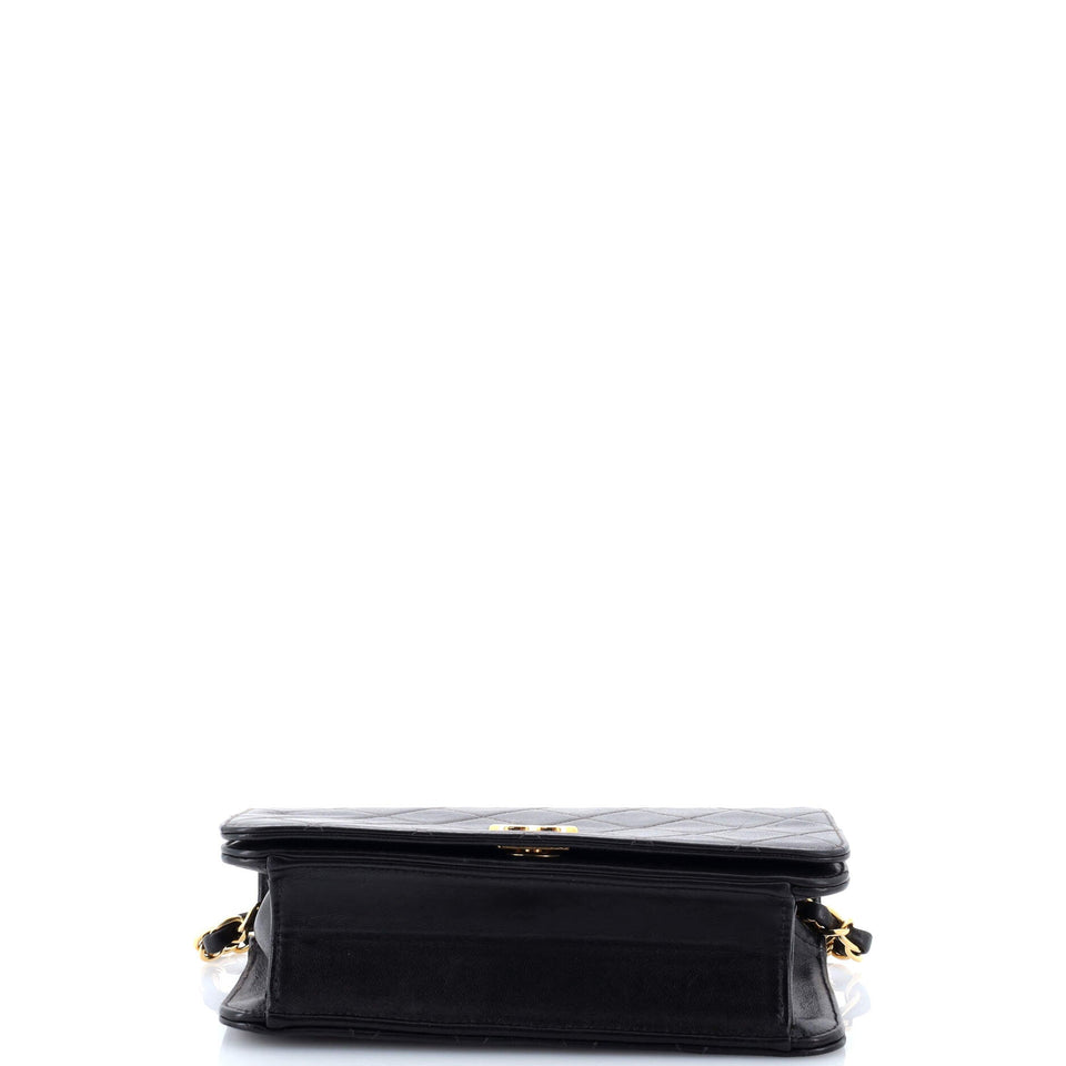 Vintage Full Flap Bag Quilted Lambskin Mini