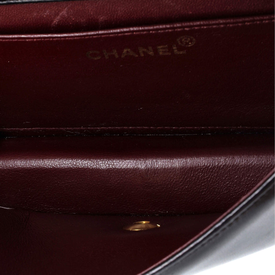 Vintage Full Flap Bag Quilted Lambskin Mini