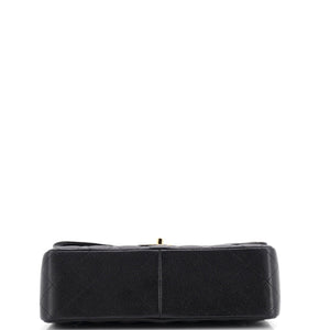 Classic Double Flap Bag Quilted Caviar Jumbo