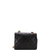 Vintage Square Classic Flap Bag Quilted Lambskin Small