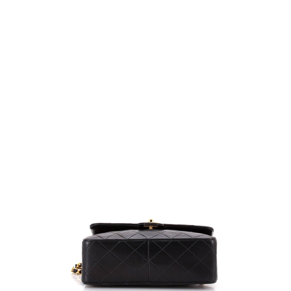 Vintage Square Classic Flap Bag Quilted Lambskin Small