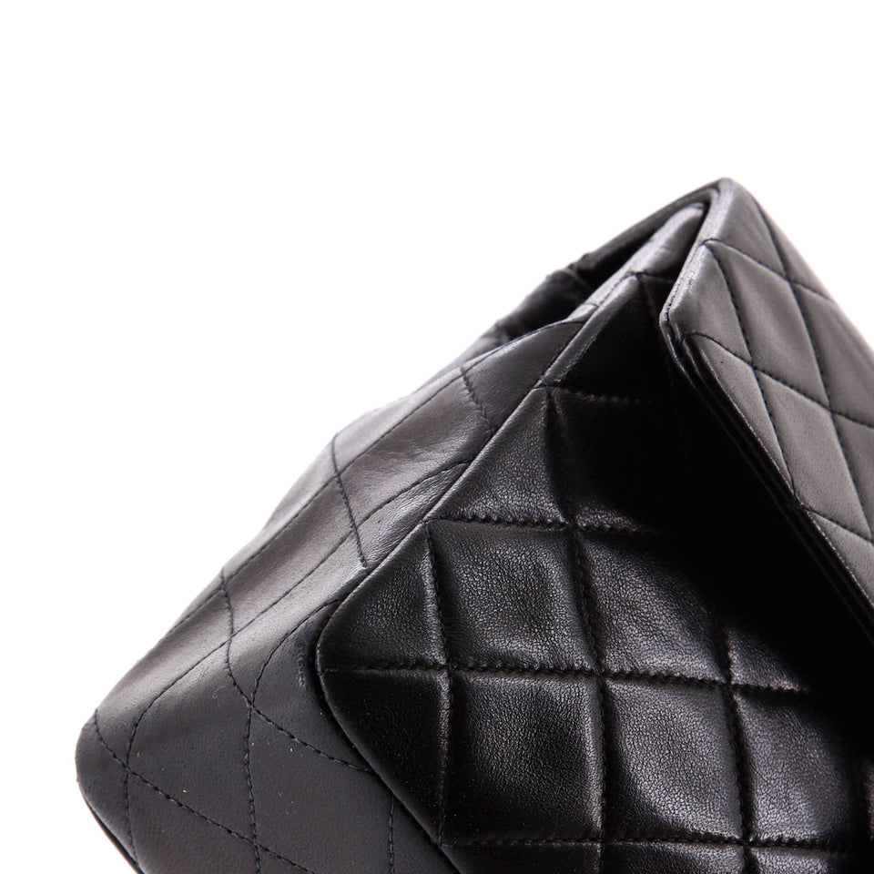 Vintage Square Classic Flap Bag Quilted Lambskin Small