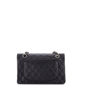Vintage Classic Double Flap Bag Quilted Caviar Small