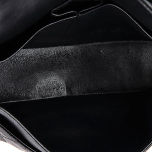 Vintage Classic Double Flap Bag Quilted Caviar Small