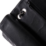 Vintage Classic Double Flap Bag Quilted Caviar Small