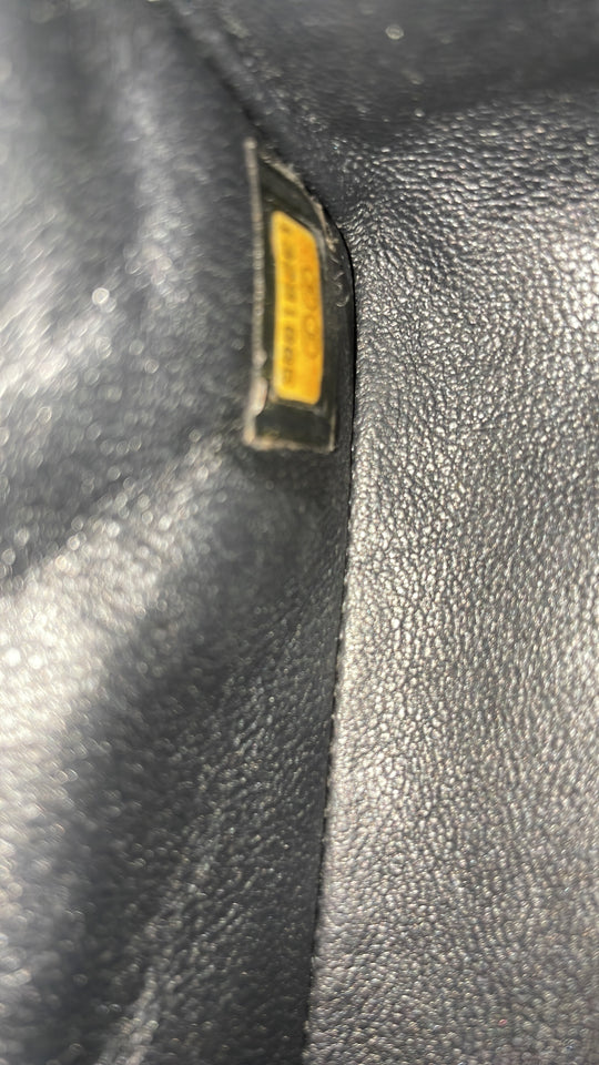 Vintage Classic Double Flap Bag Quilted Caviar Small