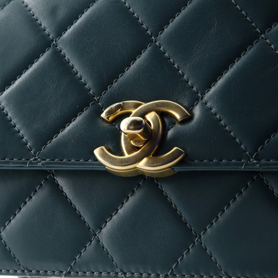Perfect Fit Flap Bag Quilted Calfskin Mini