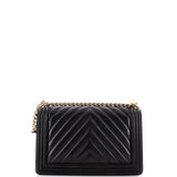 Boy Flap Bag Chevron Lambskin New Medium