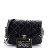 My Precious Pearls Chain Flap Bag Quilted Lambskin Medium