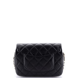 My Precious Pearls Chain Flap Bag Quilted Lambskin Medium