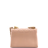 Pearl Boy Chain Flap Bag Quilted Calfskin Mini