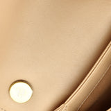 Pearl Boy Chain Flap Bag Quilted Calfskin Mini
