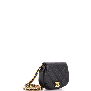 Coco Mail Clutch with Chain Quilted Calfskin Mini