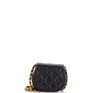 Coco Mail Clutch with Chain Quilted Calfskin Mini