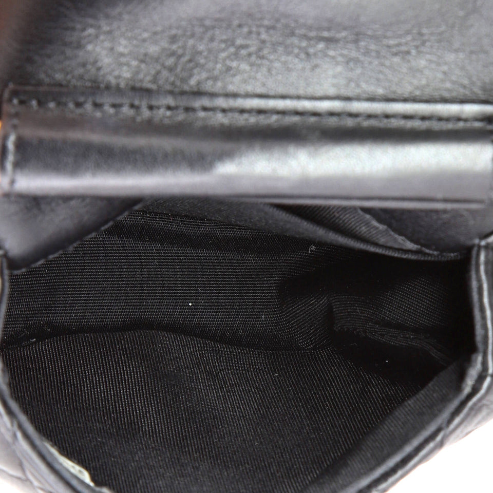 Coco Mail Clutch with Chain Quilted Calfskin Mini