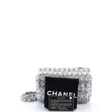 Classic Single Flap Bag Quilted Tweed and Ribbon Mini