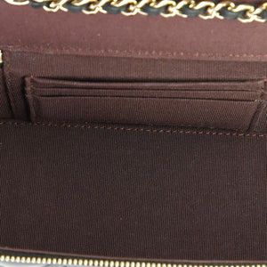 Classic Vanity Case with Chain Quilted Lambskin Small