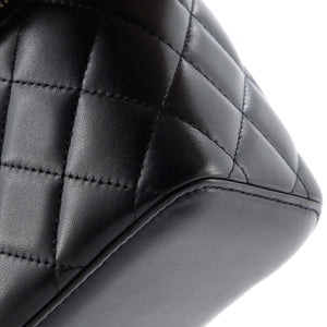 Classic Vanity Case with Chain Quilted Lambskin Small