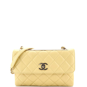 Trendy CC Flap Bag Quilted Lambskin Medium