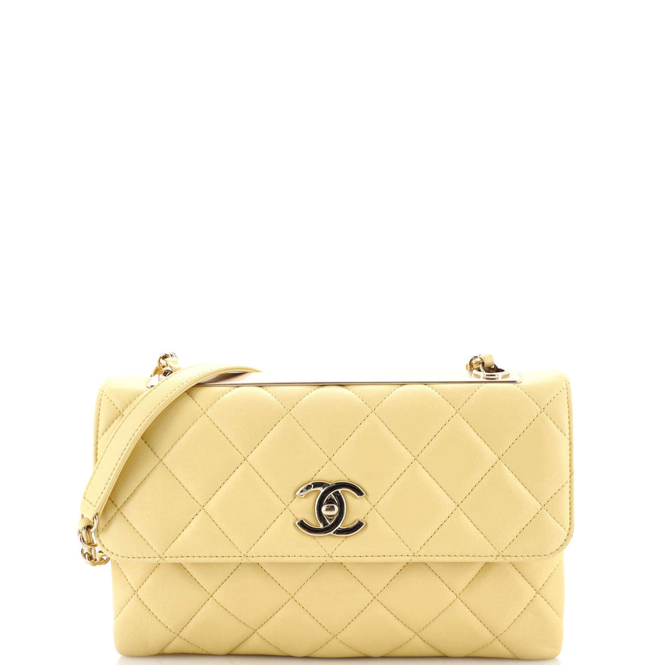 Trendy CC Flap Bag Quilted Lambskin Medium