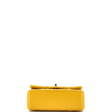 Classic Single Flap Top Handle Bag Quilted Lambskin Mini