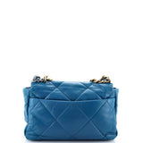 19 Flap Bag Quilted Leather Large
