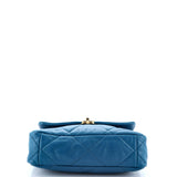 19 Flap Bag Quilted Leather Large