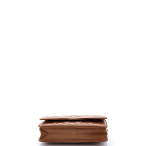 Wallet on Chain Quilted Lambskin