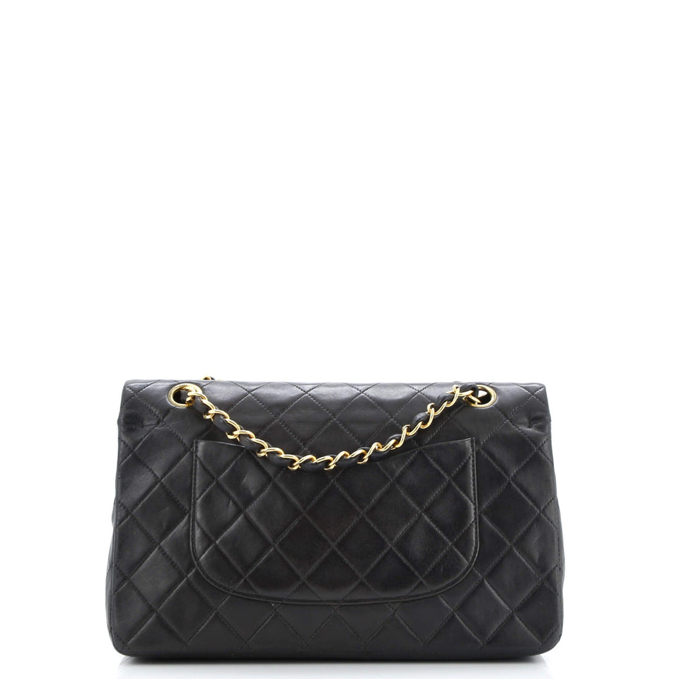 Vintage Classic Double Flap Bag Quilted Lambskin Medium