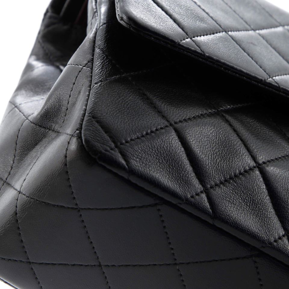 Vintage Classic Double Flap Bag Quilted Lambskin Medium