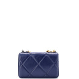 19 Wallet on Chain Quilted Goatskin