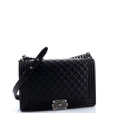 Boy Flap Bag Quilted Lambskin New Medium