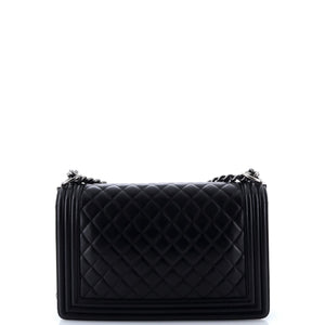 Boy Flap Bag Quilted Lambskin New Medium