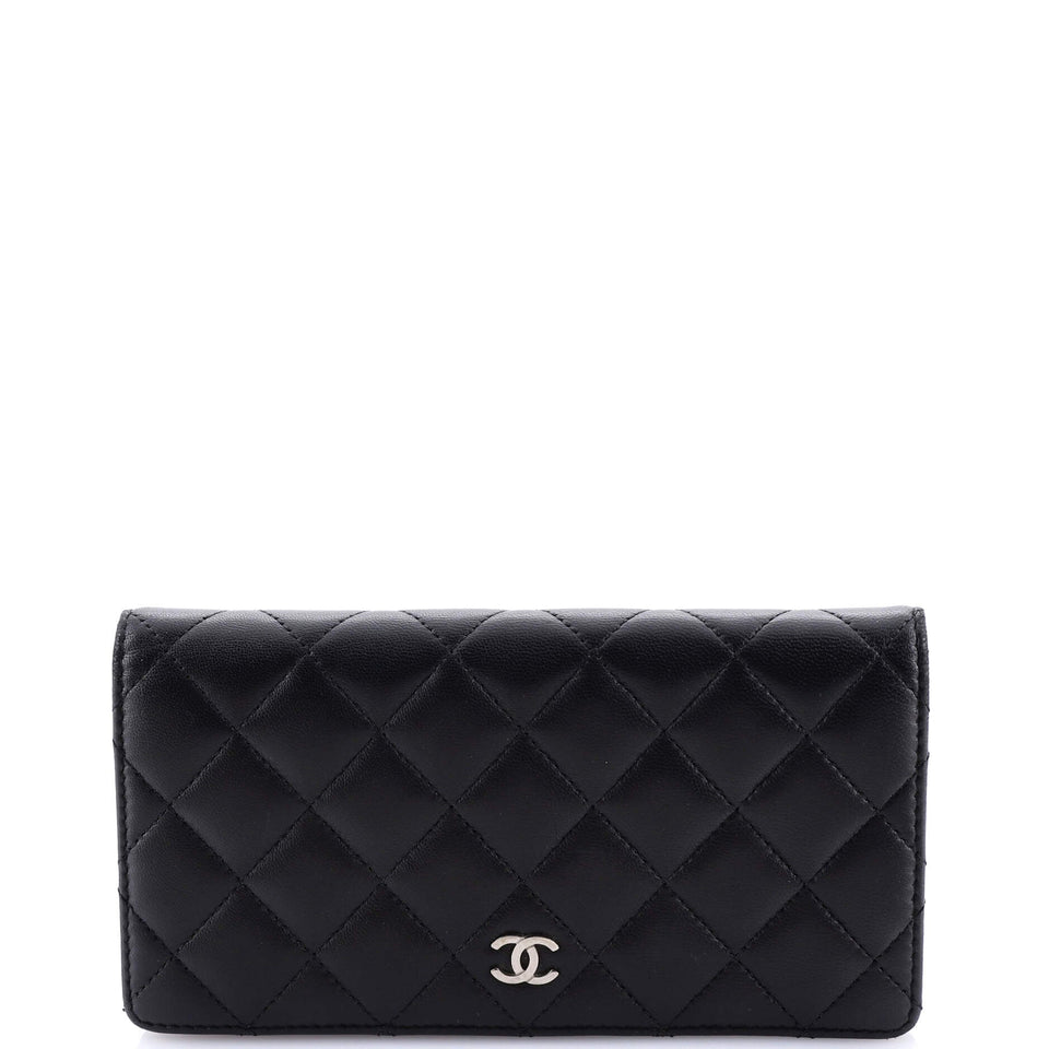 L-Yen Wallet Quilted Lambskin Long