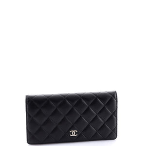 L-Yen Wallet Quilted Lambskin Long