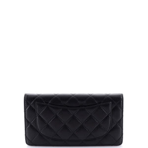 L-Yen Wallet Quilted Lambskin Long