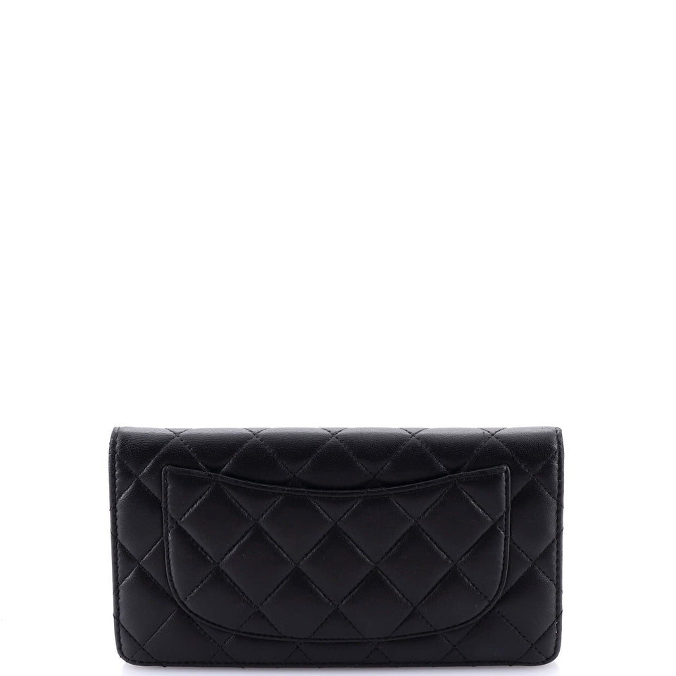 L-Yen Wallet Quilted Lambskin Long