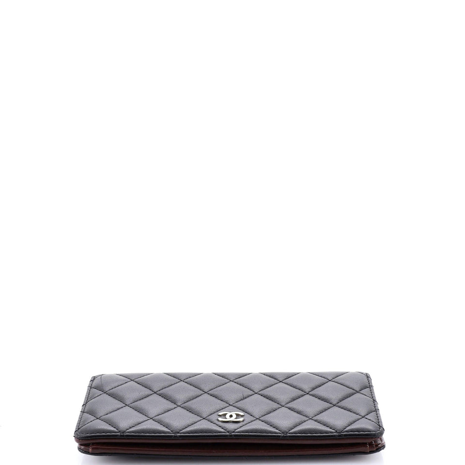 L-Yen Wallet Quilted Lambskin Long