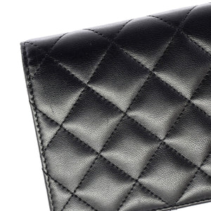 L-Yen Wallet Quilted Lambskin Long