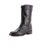 Women's CC Logo Moto Boots Leather