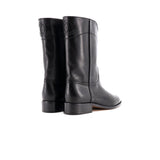 Women's CC Logo Moto Boots Leather