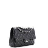 Classic Double Flap Bag Quilted Caviar Jumbo