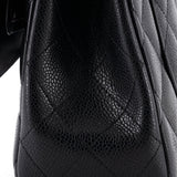 Classic Double Flap Bag Quilted Caviar Jumbo
