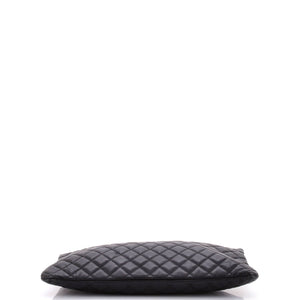 Boy O Case Clutch Quilted Lambskin Large