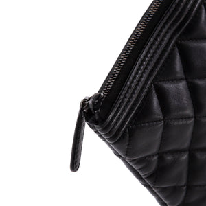 Boy O Case Clutch Quilted Lambskin Large