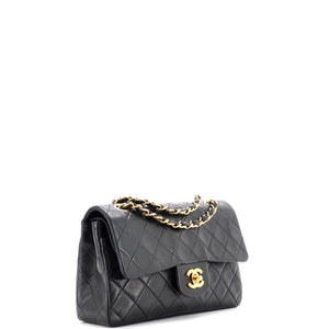 Vintage Classic Double Flap Bag Quilted Lambskin Small