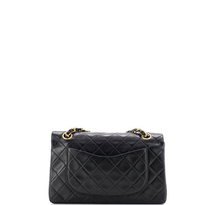 Vintage Classic Double Flap Bag Quilted Lambskin Small